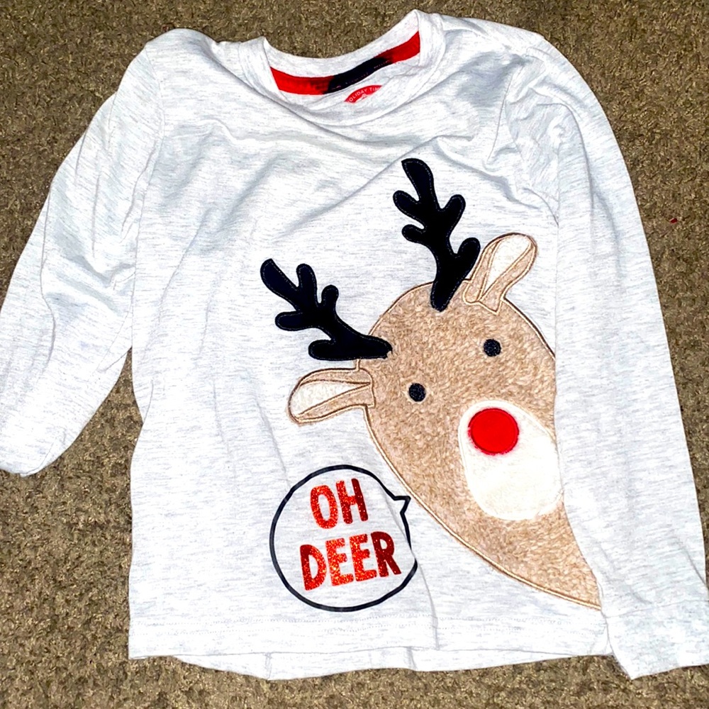 Boys graphic Christmas pajama tee